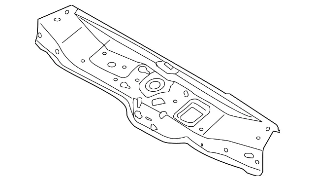 Front End Upper Tie Bar Assembly - GM (93189014)