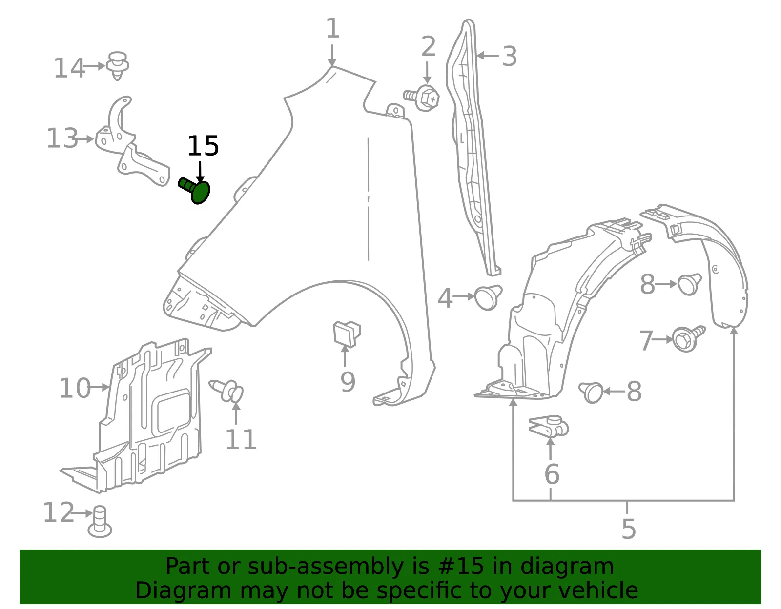 Multi-Purpose Bolt - GM (94501366) - view 3