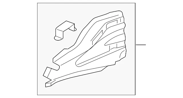 Upper Rail - Passenger Side (RH) - GM (94533846) - view 2