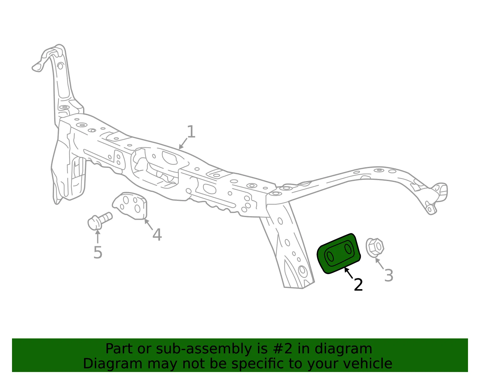 Outer Bracket - Passenger Side (RH) - GM (94536922) - view 3