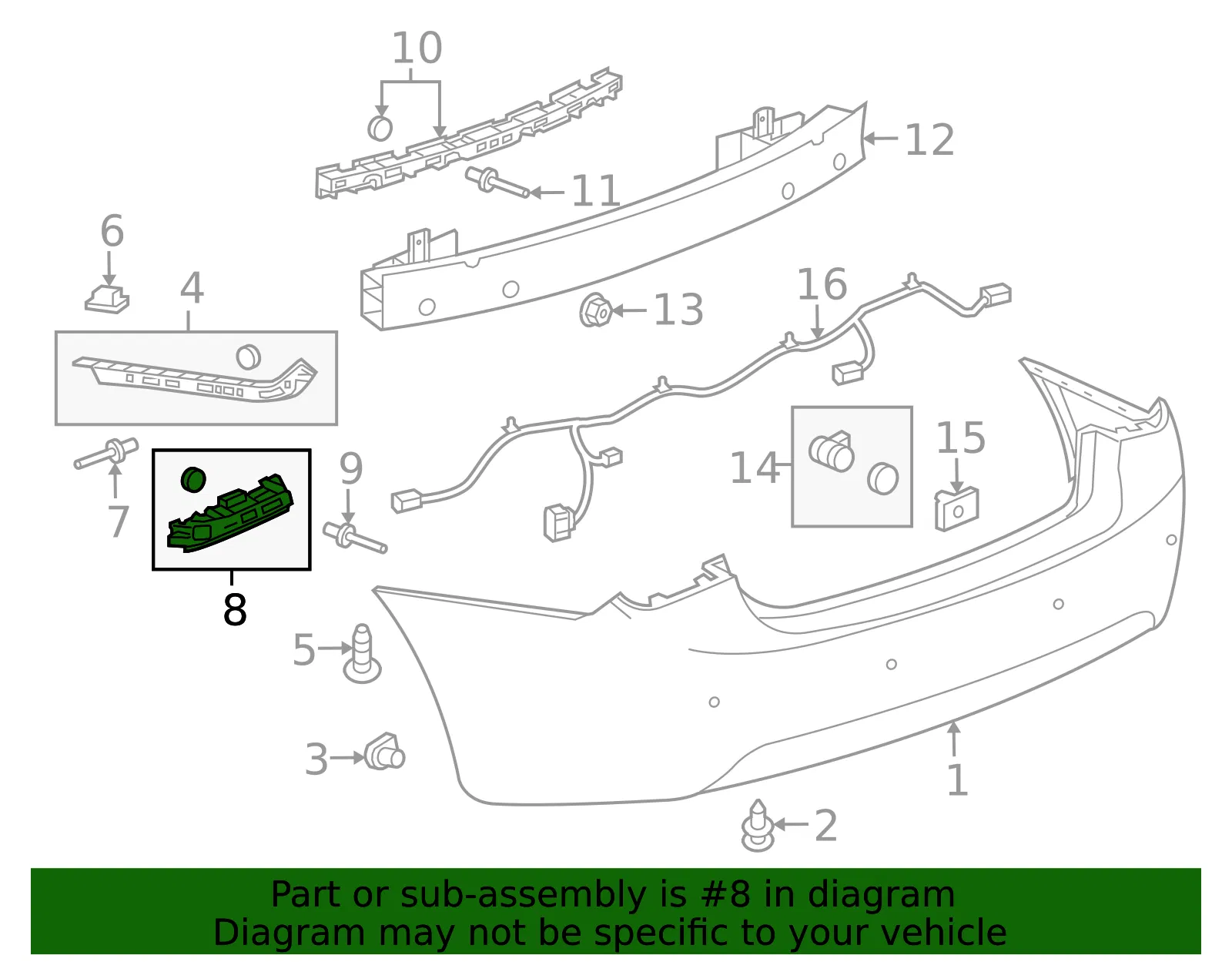 Corner Support - Driver's Side (LH) - GM (96962847) - view 5