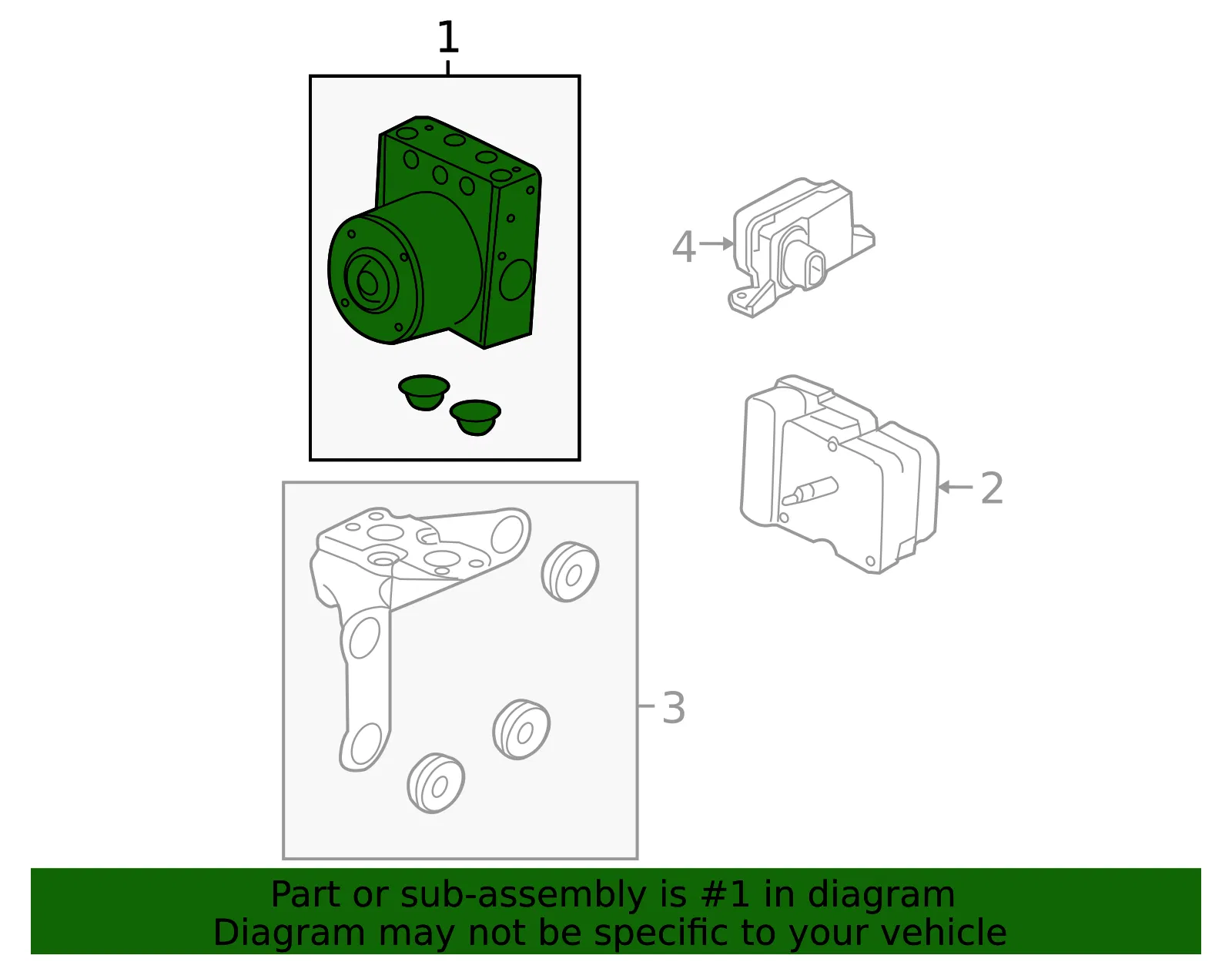 ABS Pump Assembly - Ford (9S4Z-2C215-B) - view 6