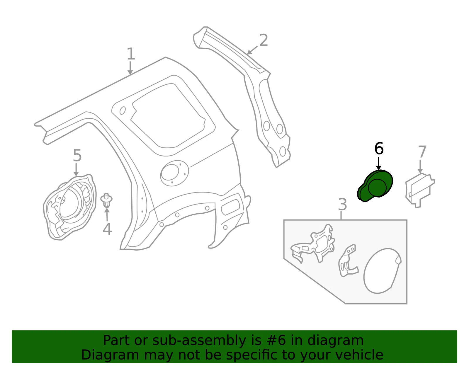 SUPPORT - Ford (9l8z7828646a) - view 3