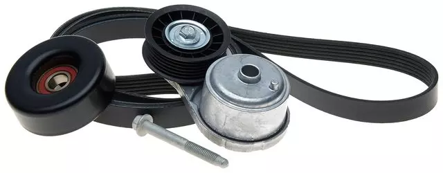 Automatic Belt Tensioner and Pulley Kit with Tensioner, Pulley, Belt, and Bolt - ACDelco (ACK060950)