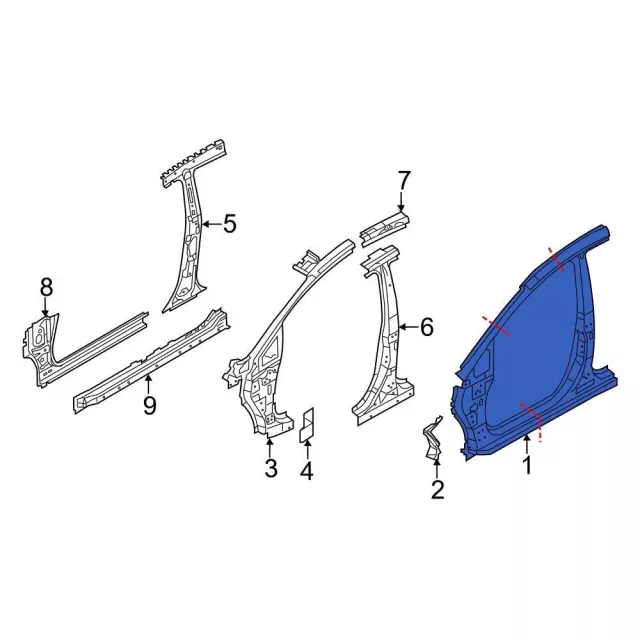 Aperture Panel - Driver's Side (LH) - Ford (AE8Z-54211A11-A)