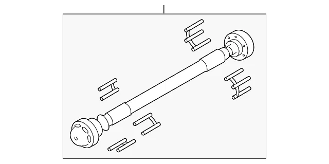 Drive Shaft - Ford (AL3Z-4A376-D) - view 4