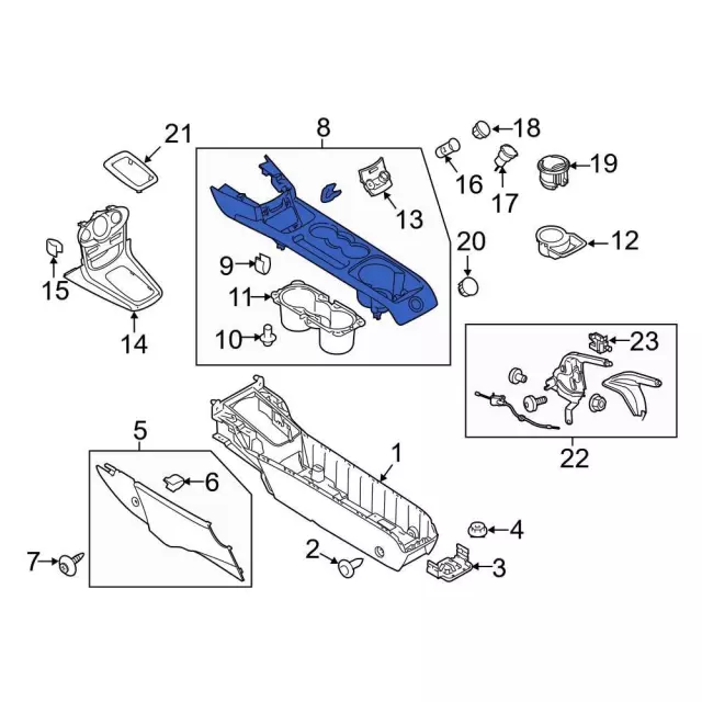 Side Panel - Driver's Side (LH) - Ford (CE8Z-5404609-AE) - view 2