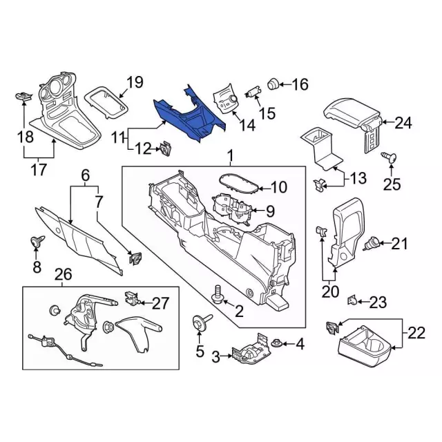 Side Panel - Driver's Side (LH) - Ford (CE8Z-5404609-AE) - view 3