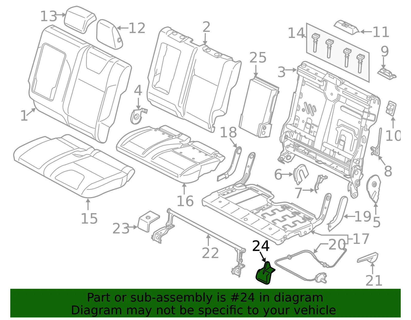 Support Cover - Ford (EJ5Z-7863389-AC) - view 6