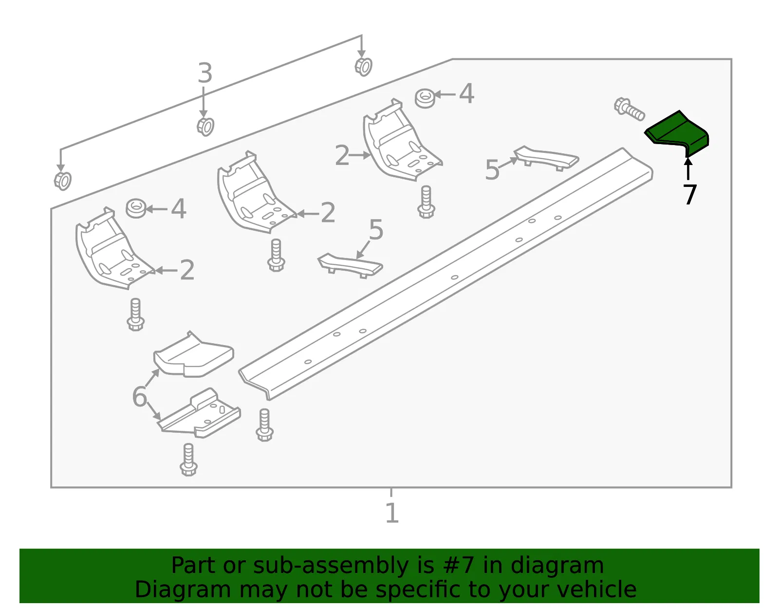 Running Board End Cap - Ford (FL3Z-16A455-CB) - view 7