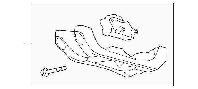 Trans Mount Bracket - Ford (L1MZ-6068-J) - view 2