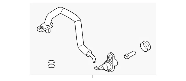Motorcraft™ Turbocharger Oil Line - Ford (OSL-38)