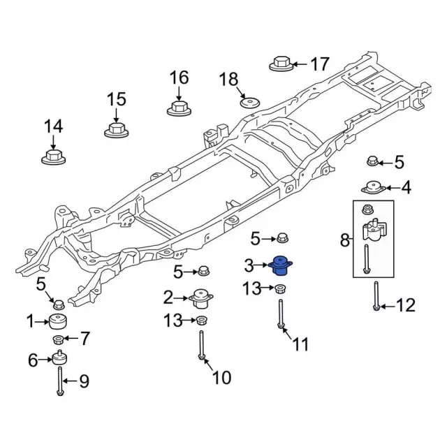 Insulator - Ford (PC3Z-2500154-J) - view 3