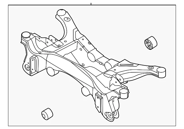 Cross Member Assembly - Ford (PZ6Z-5035-C)
