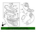 Air Cleaner Assembly Bolt - Ford (W715729-S437) - view 4