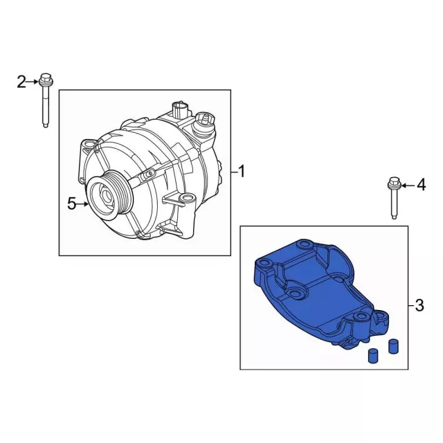 Bracket - Ford (al3z10a313e) - view 5