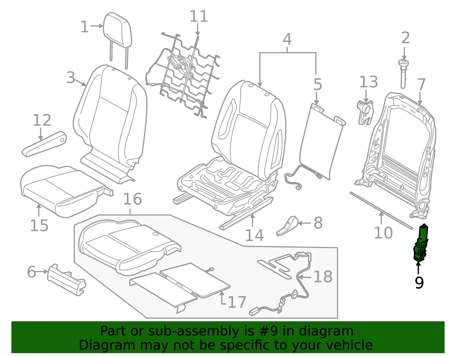Adjust Motor - Ford (bk2z14547a) - view 4