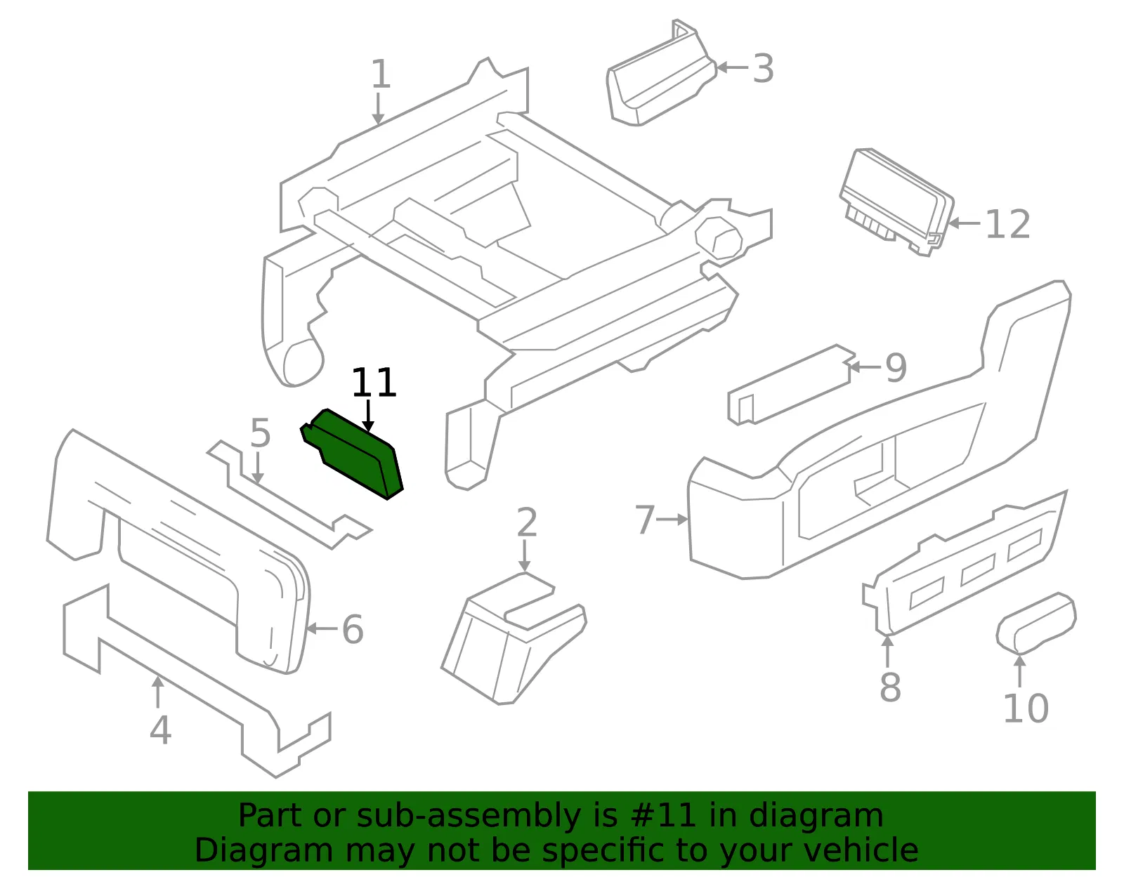 Control Unit - Ford (bl7z14c708a) - view 3