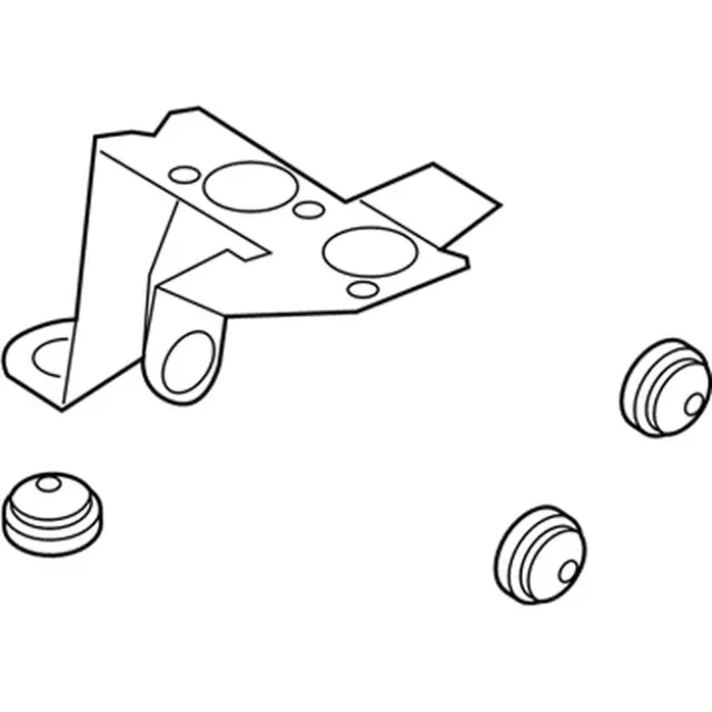Bracket - Ford (cp9z2b389a) - view 2
