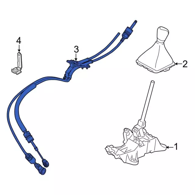 Cable - Ford (d2bz7e395d) - view 2