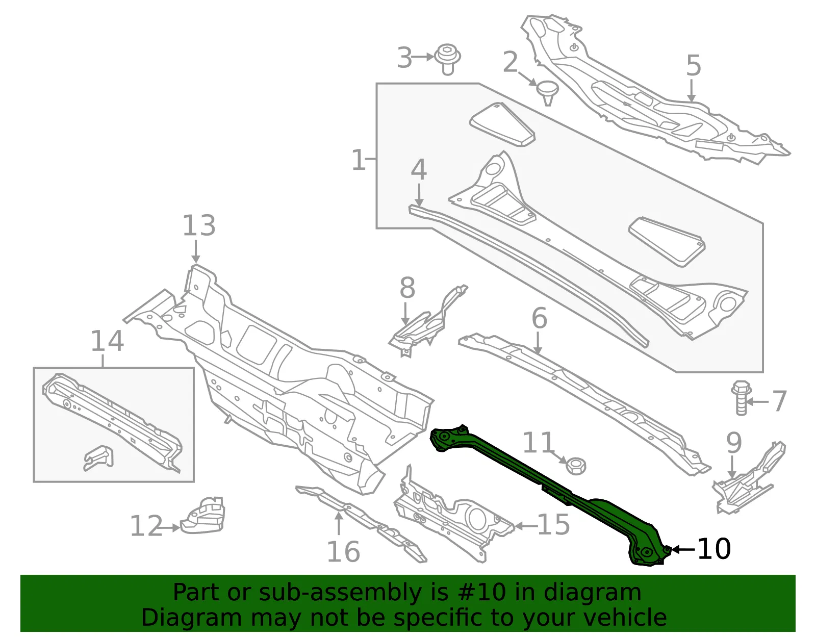 Bracket - Ford (dv6z16a200a) - view 5