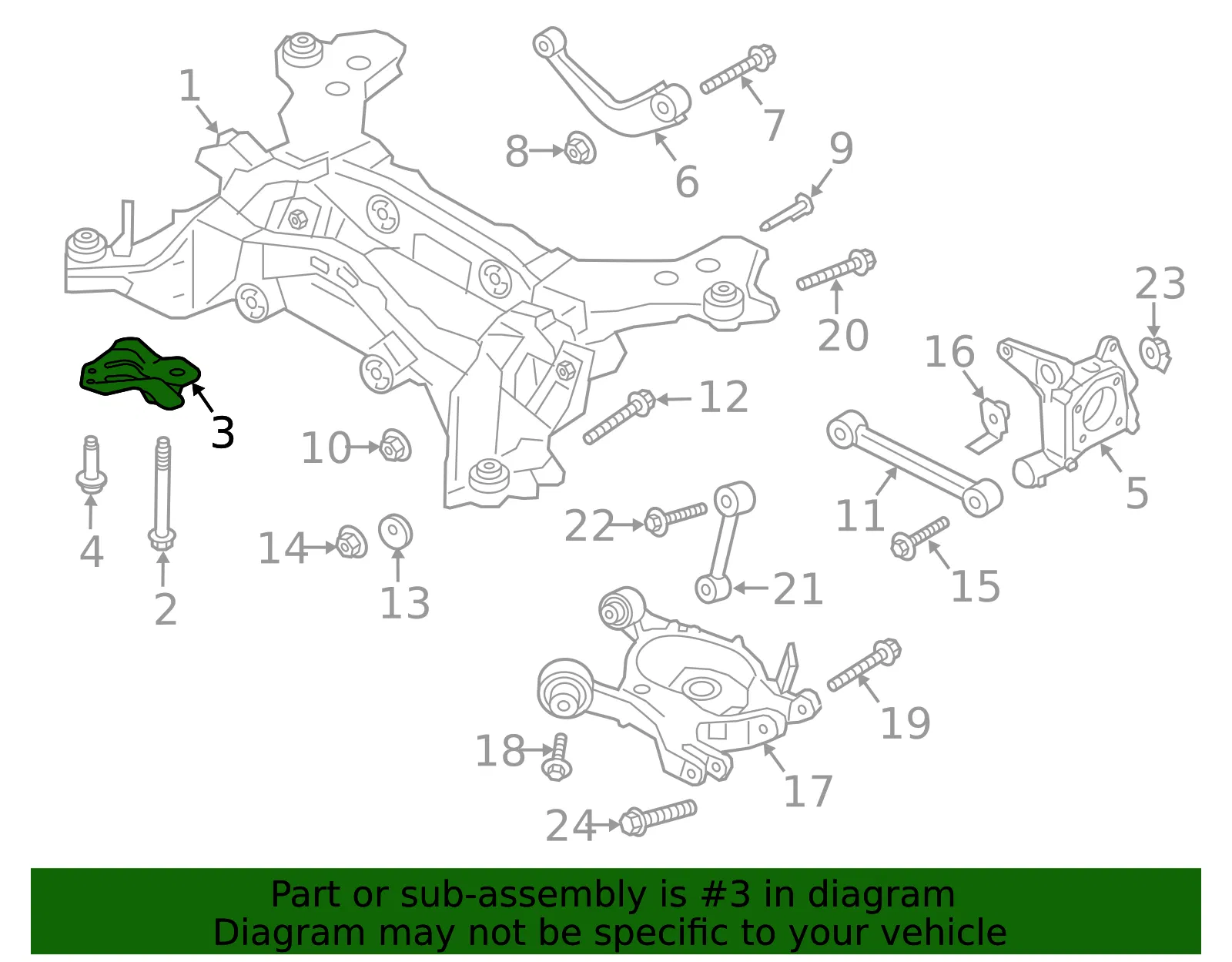Bracket - Ford (e1gz5084a) - view 7