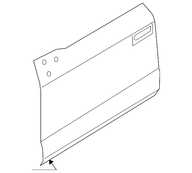 Outer Panel - Ford (fl3z1620201a) - view 5