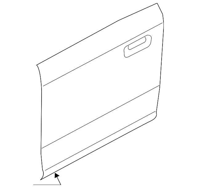 Outer Panel - Ford (fl3z1624701a) - view 3