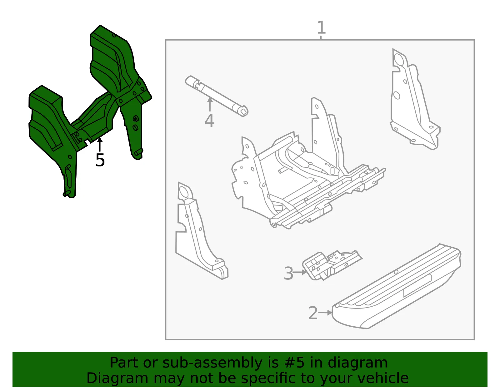 Mount Bracket - Ford (fl3z16a417b) - view 3