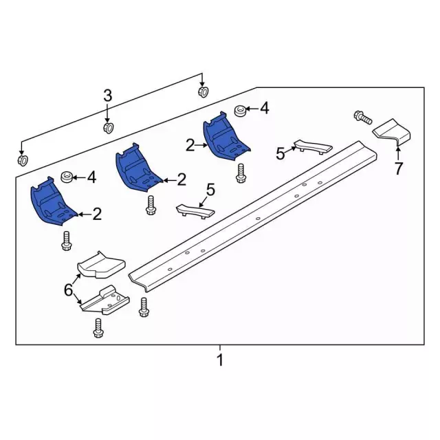Bracket - Ford (fl3z16a506eb) - view 7