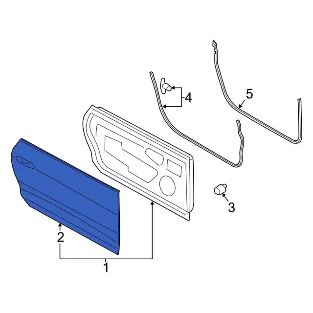 Outer Panel - Ford (fr3z6320201b) - view 3