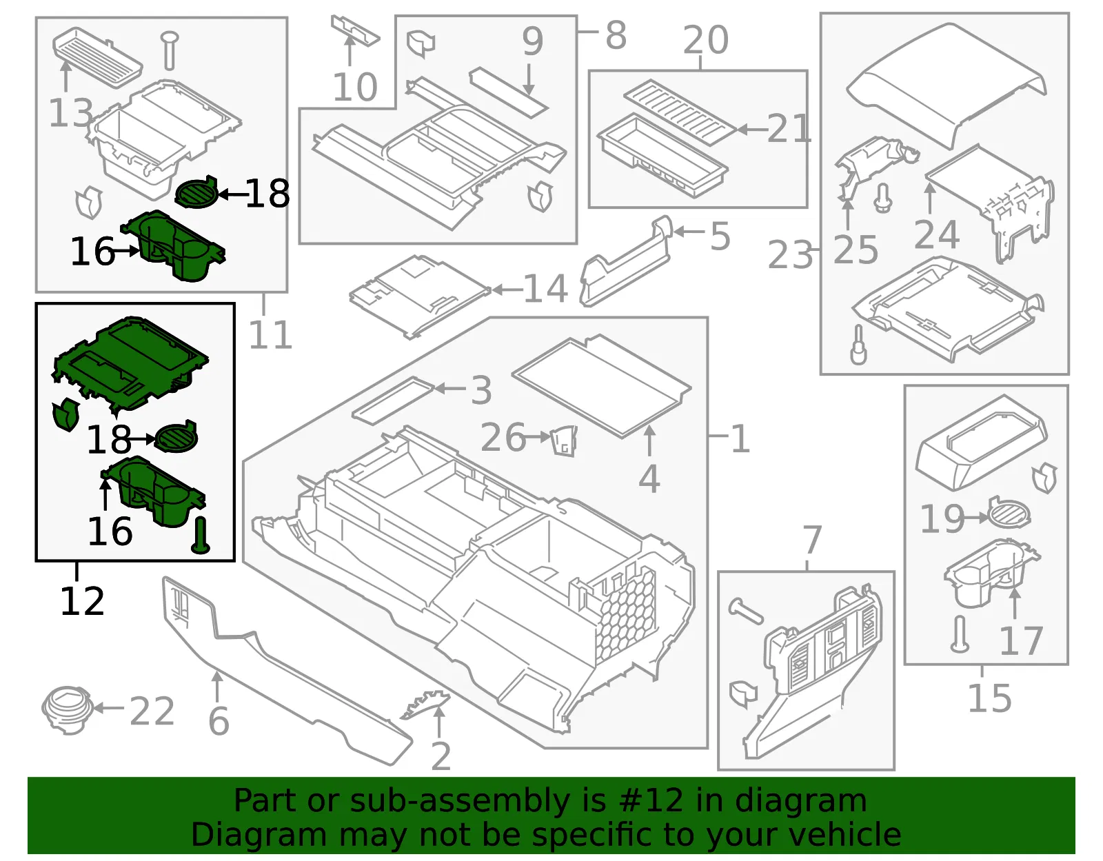 Lower Panel - Ford (gl3z1504567ea) - view 6