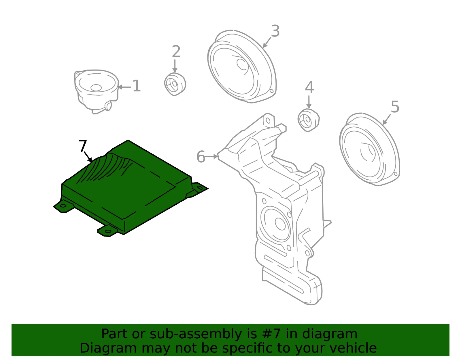 Radio Amplifier - Ford (gn1z18a849c) - view 3