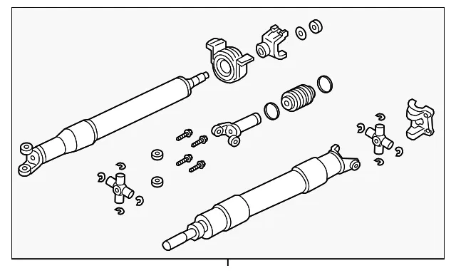 Drive Shaft - Ford (hc3z4602a)