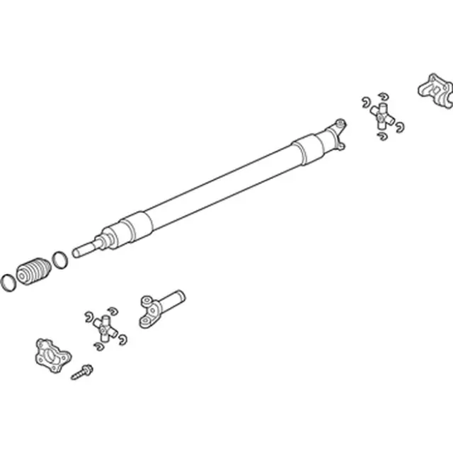 Drive Shaft - Ford (hc3z4602bm)