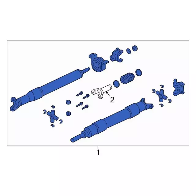 Drive Shaft - Ford (hc3z4602bm) - view 2