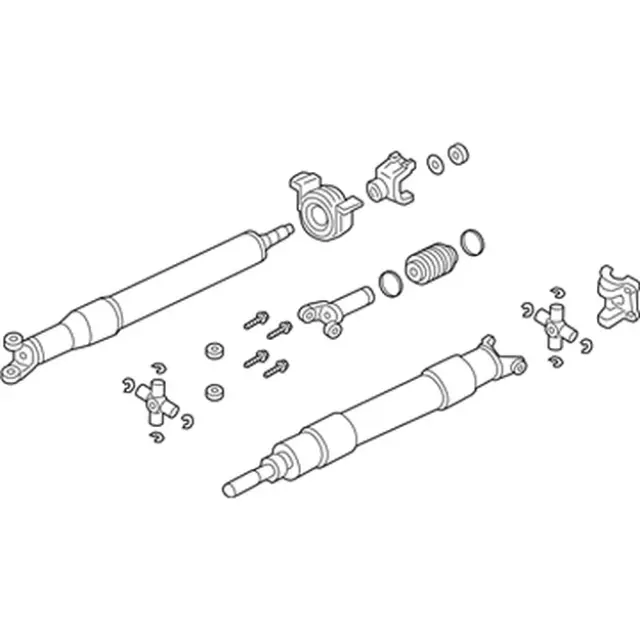 Drive Shaft - Ford (hc3z4r602ev)