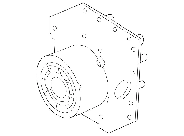 ABS Pump Assembly - Ford (kg9z2c215c) - view 3