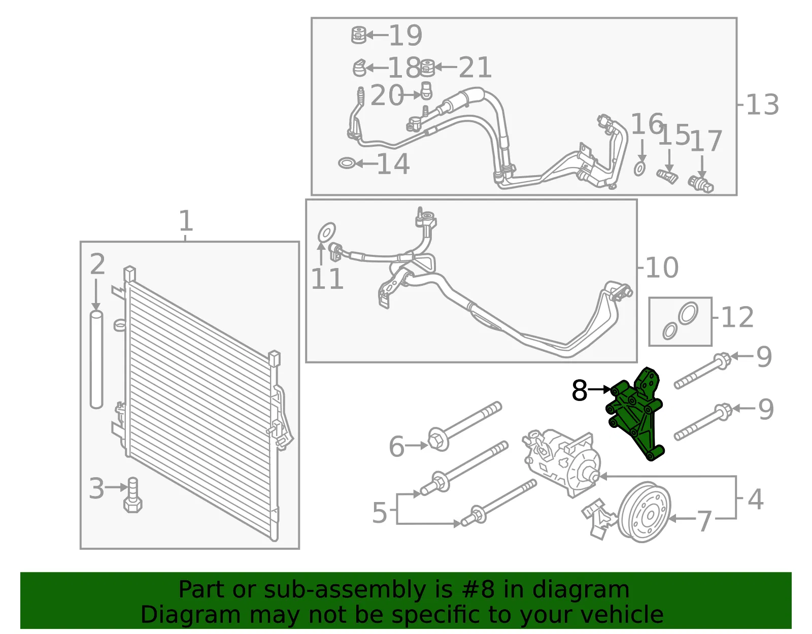 Mount Bracket - Ford (l1mz10a313ba) - view 2