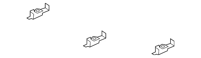 A/C Refrigerant Line Hold Down - Ford (l1mz19b632ba)