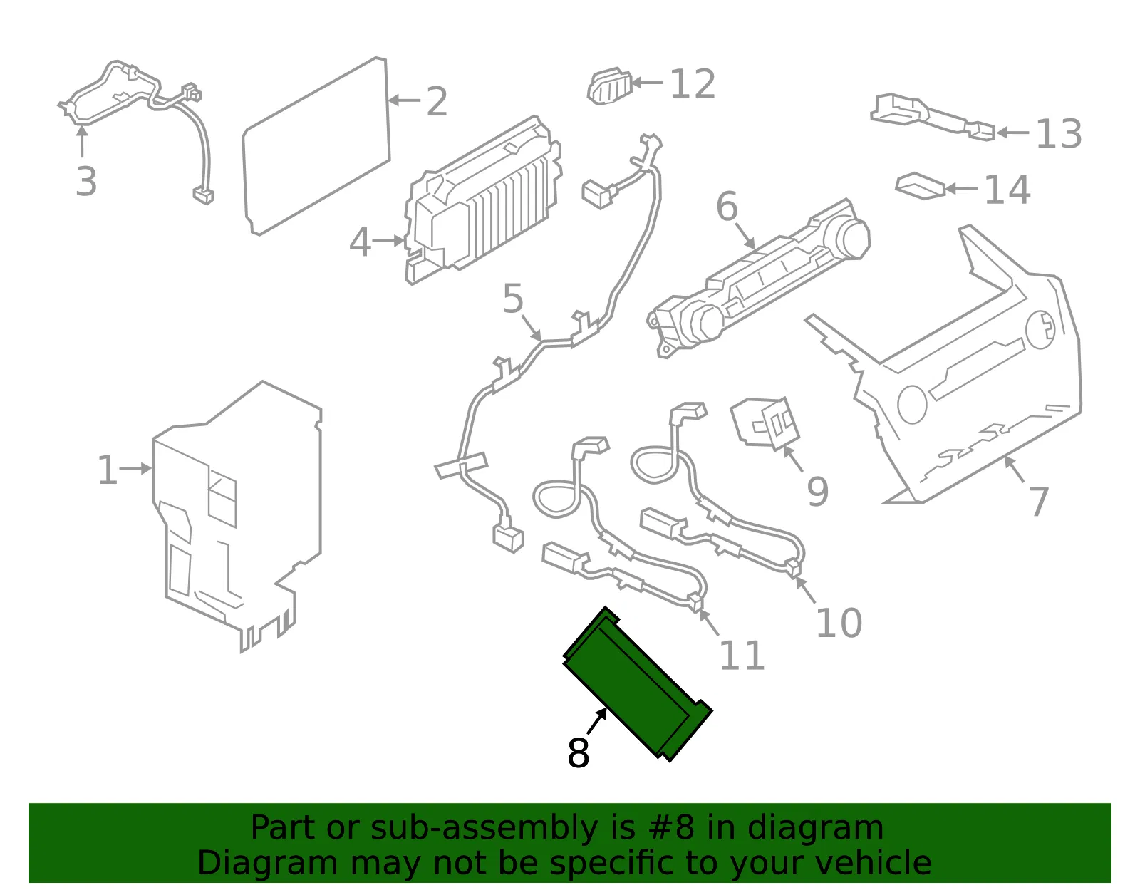 Radio Amplifier - Ford (lb5z18b849cc) - view 4