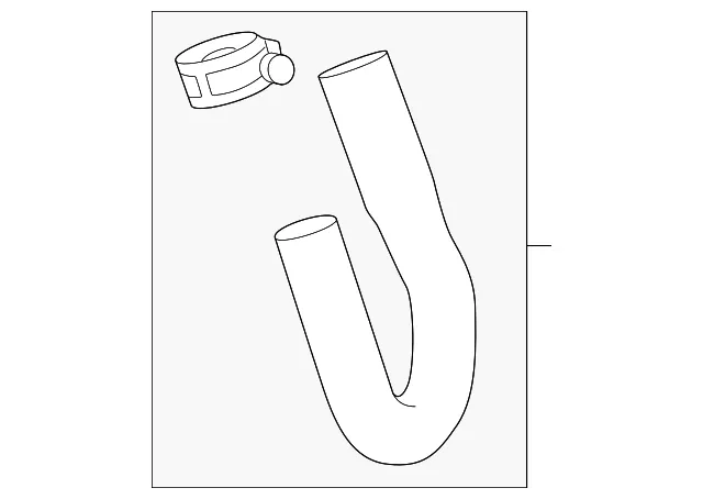 Oil Cooler Line - Ford (lc3z18472a)