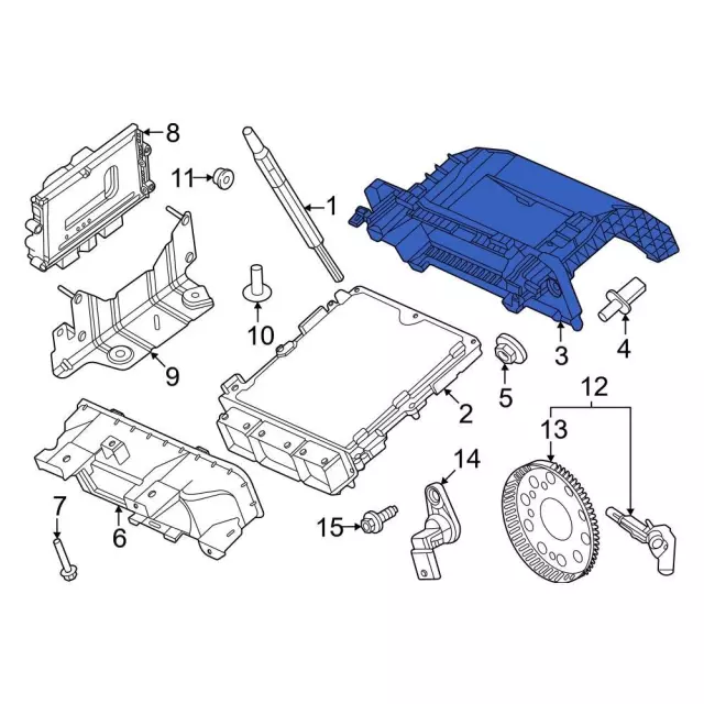 Bracket - Ford (ml3z12a659a) - view 6