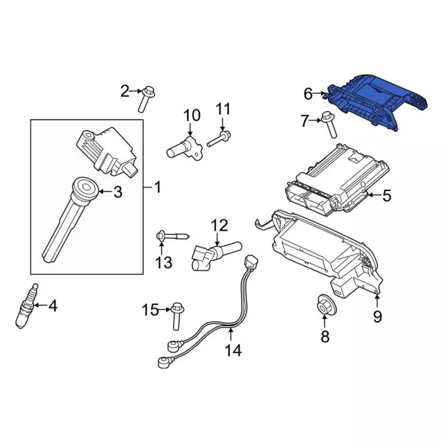 Bracket - Ford (ml3z12a659a) - view 7
