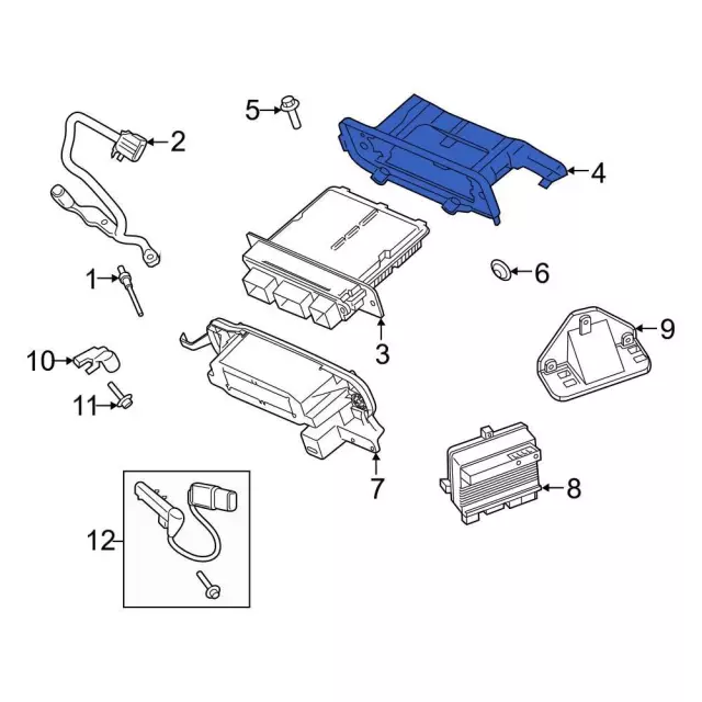 Bracket - Ford (ml3z12a659a) - view 9