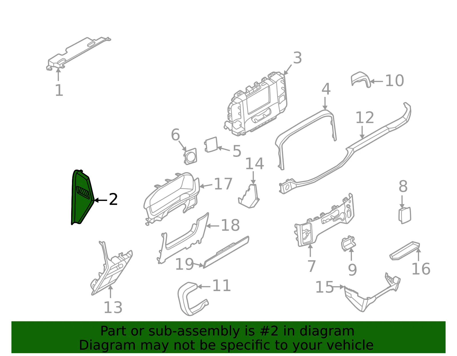 Side Cover - Ford (ml3z1504480ae) - view 4
