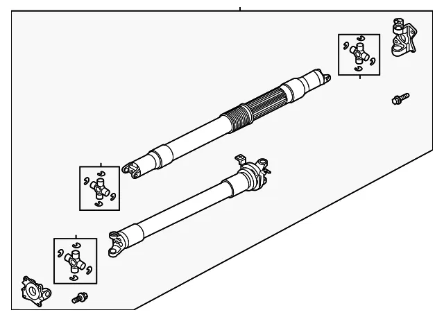 Drive Shaft - Ford (ml3z4602ah)