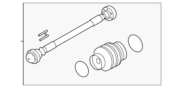 Drive Shaft - Ford (ml3z4a376d)