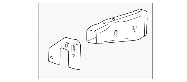 Frame Rail End - Ford (ml3z5d059b) - view 3