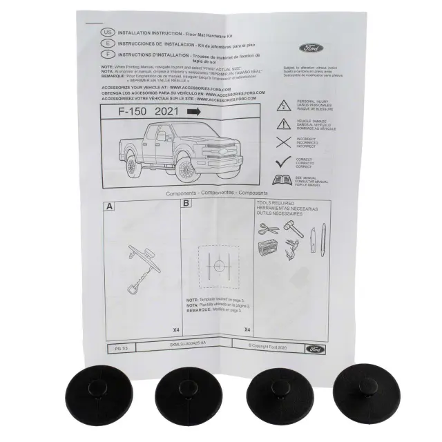 Kit Fixing Parts - Ford (ml3za00a25aa)